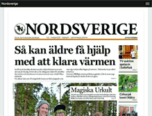 Tablet Screenshot of nordsverige.se